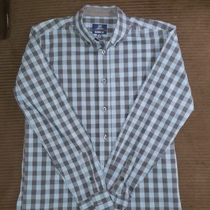Checkered button up